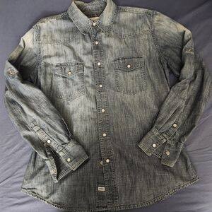 Men's Denim Shirt - Blue